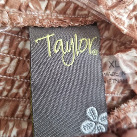 Taylor Sleeveless Tiered Dress XL NWT - Picture 6 of 7